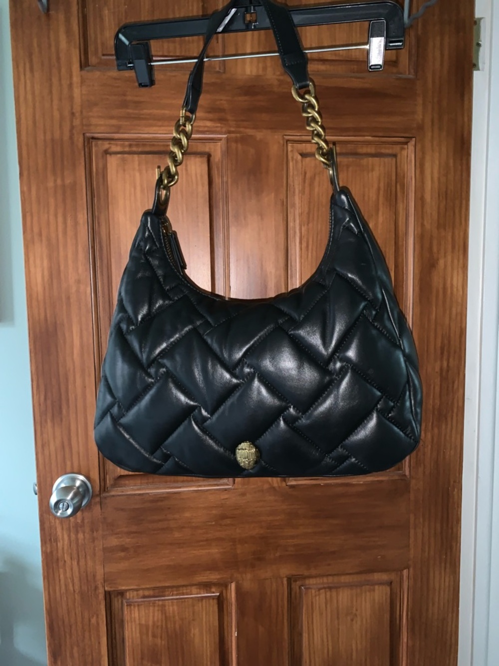Kurt Geiger London Kensington Leather Quilted Shoulder Bag